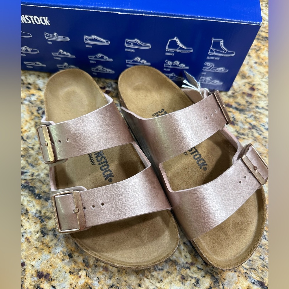 Birkenstocks Arizona BS Copper 37 NEW WITH BOX